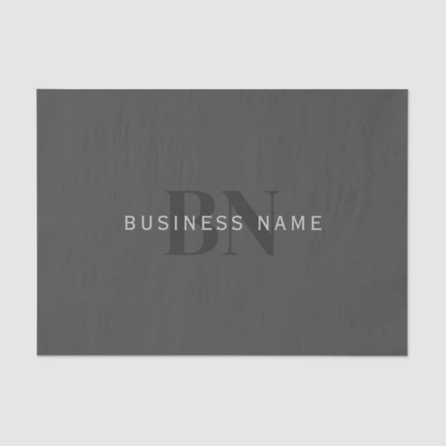 Papel De Seda Nombre comercial editable (o cualquier otro texto) (Anverso)