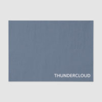 Nombre de color azul-gris de la nube negra