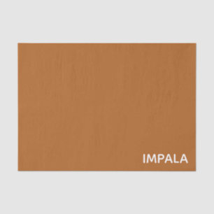 Papel De Seda Nombre de color marrón de Impala
