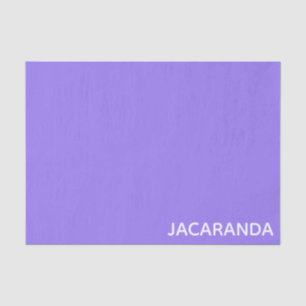 Papel De Seda Nombre de color púrpura de Jacaranda