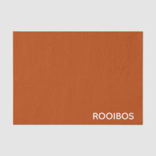 Papel De Seda Nombre de color rojo marrón de Rooibos