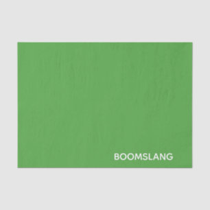 Papel De Seda Nombre de color verde de Boomslang