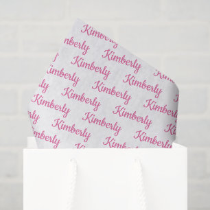 Papel De Seda Nombre de guión personalizado personalizado