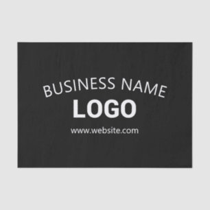 Papel De Seda Nombre de negocio editable, sitio web y logotipo c