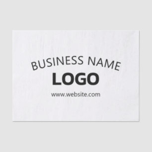 Papel De Seda Nombre de negocio editable, sitio web y logotipo c