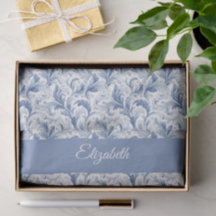 Nombre de patrón de toile de país francés azul