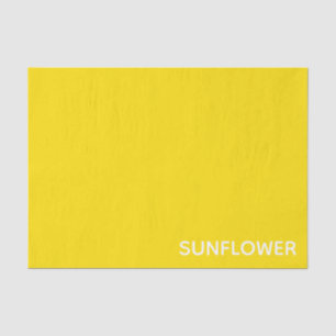 Papel De Seda Nombre del color amarillo del girasol