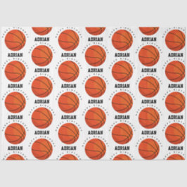 Papel De Seda Nombre personalizado de la fiesta de cumpleaños de