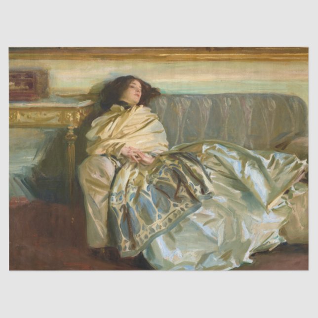 Papel De Seda Nonchaloir, respuesta de John Singer Sargent (Anverso)