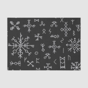 Papel De Seda Norse Runes