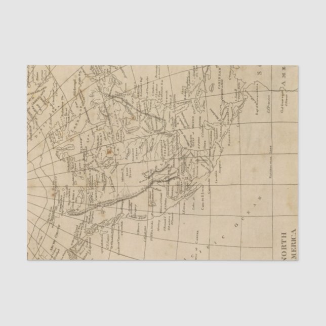 Papel De Seda Norteamérica 15 (Anverso)