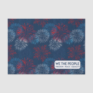 Papel De Seda NOSOTROS EL PUEBLO Libertad Libertad Igualdad Paz