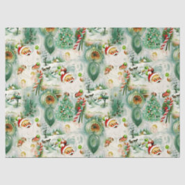 Papel De Seda Nostalgic Kitschmas