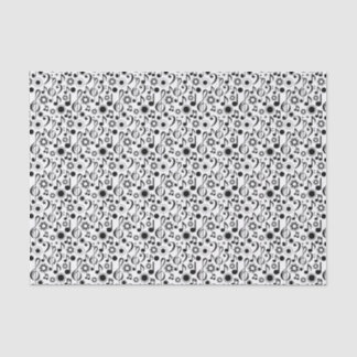 Papel De Seda Notas de música y Clefs