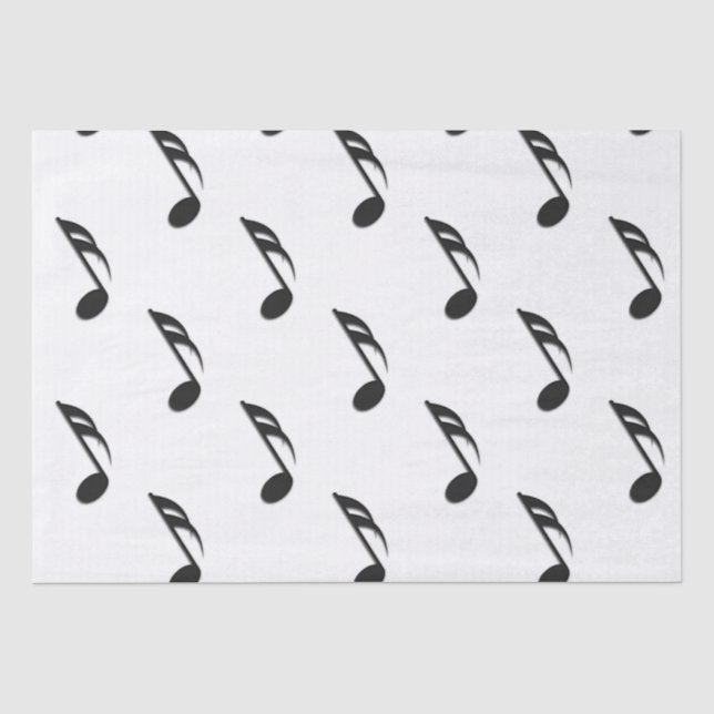 Papel De Seda Notas musicales (Anverso)
