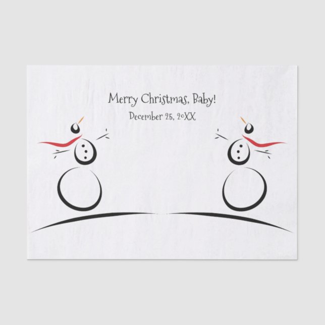 Papel De Seda NOVEDADES CUIDADAS PRESENTAN LA PRIMERA Navidad de (Anverso)