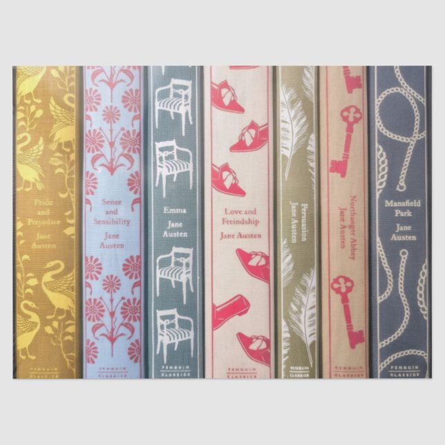 Papel De Seda Novelas de Jane Austen (Anverso)