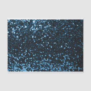 Papel De Seda Novia Azul Marina Brillo Dulce 16