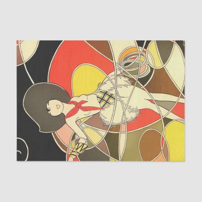 Papel De Seda "Novia con Lariat" por José Carlos (Anverso)