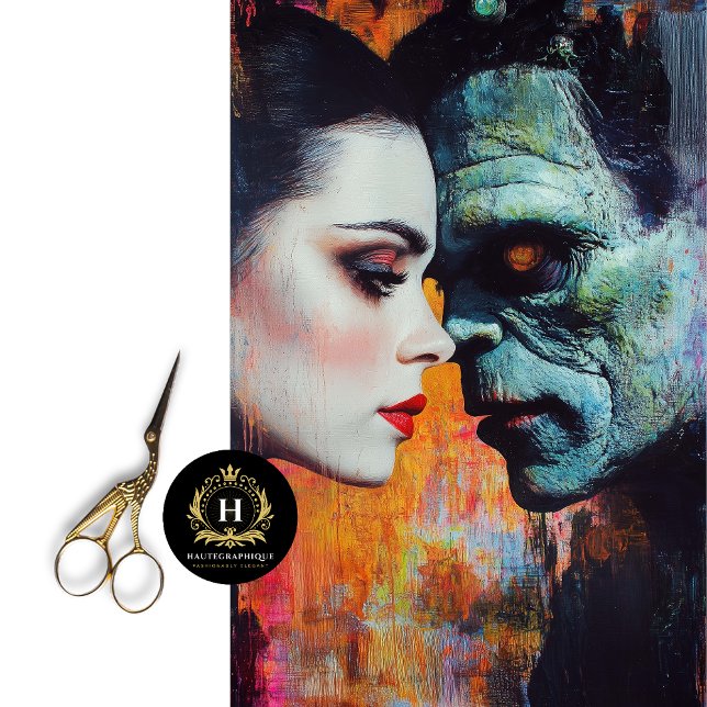 Papel De Seda Novia del Día de San Valentín de Frankenstein  (Subido por el creador)