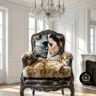 Papel De Seda Novia día de San Valentín de Frankenstein