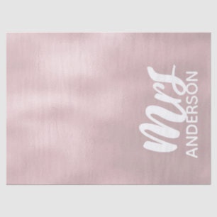 Papel De Seda Novia Rosa Gold Sra. Surname