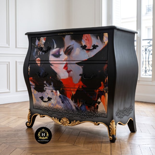 Papel De Seda Novia Vampiro Gótica Monstruo Decoupage Dramático  (Subido por el creador)