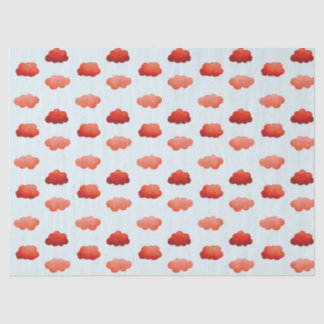 Papel De Seda Nuages oranges à l'aquarelle