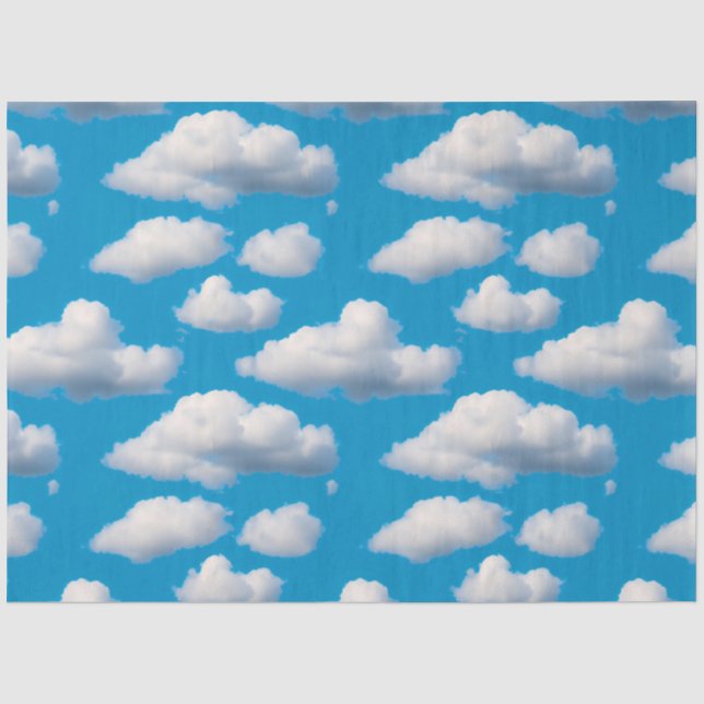Papel De Seda Nubes Fluffy (Anverso)