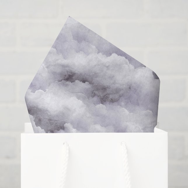 Papel De Seda Nubes Moradas Cumpleaños o cualquier ocasión (Bolsa de regalo)