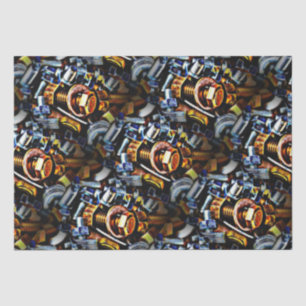 Papel De Seda Nueces y pernos de arte pop