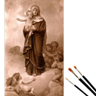 Papel De Seda Nuestra Señora de los Ángeles de William Bouguerea