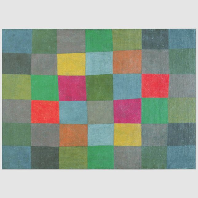 Papel De Seda Nueva armonía, Paul Klee (Anverso)