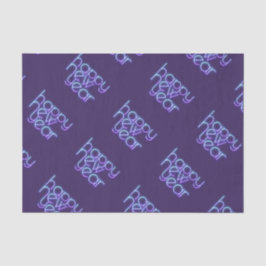 Papel De Seda Nuevo Año Feliz para el Neón