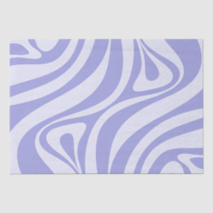 Papel De Seda Nuevo Groove Retro Resumen Patrón Swirl Púrpura