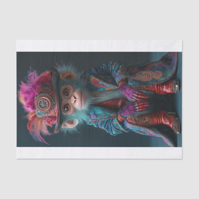 Papel De Seda Nuevo negocio de monos7 (Anverso)