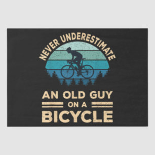Papel De Seda Nunca Subestimes A Un Viejo En Una Bicicleta Graci