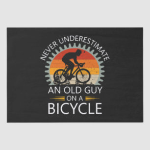 Papel De Seda Nunca Subestimes a un Viejo Tipo en una Bicicleta