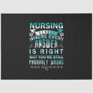 Papel De Seda Nurse Gift   Escuela de Enfermería donde cada