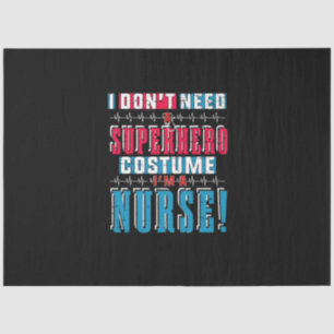 Papel De Seda Nurse Gift No Necesito Un Superhéroe
