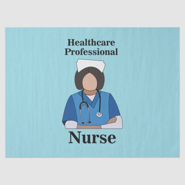 Papel De Seda Nurse Nursing Healthcare Professional (Anverso)