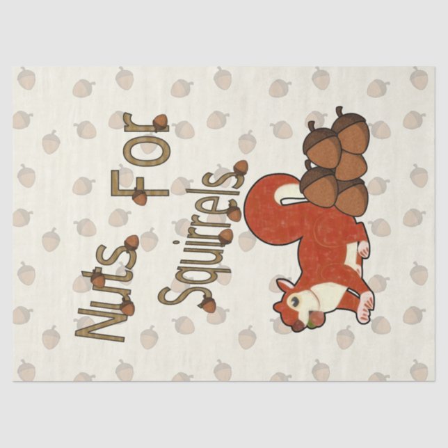 Papel De Seda Nuts4Squirrels (Anverso)