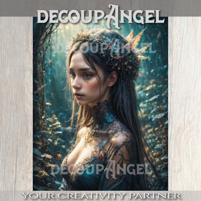 Papel De Seda Nymph encantado- Decoupage - (Subido por el creador)