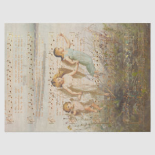 Papel De Seda O Buenas noches con los ángeles