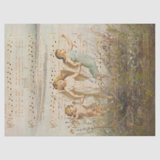 Papel De Seda O Buenas noches con los ángeles