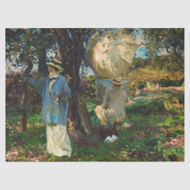 Papel De Seda Obsequios de John Singer Sargent (Anverso)