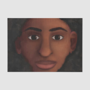 Papel De Seda Observación de la mujer negra