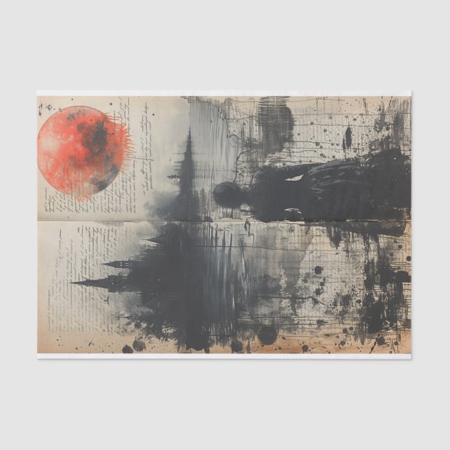 Papel De Seda Observador en el lago (Anverso)