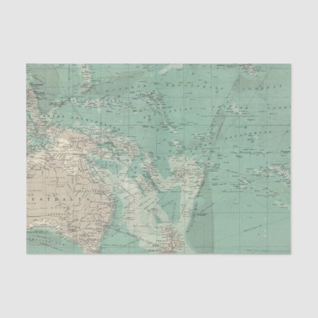 Papel De Seda Océano de South Pacific (Anverso)