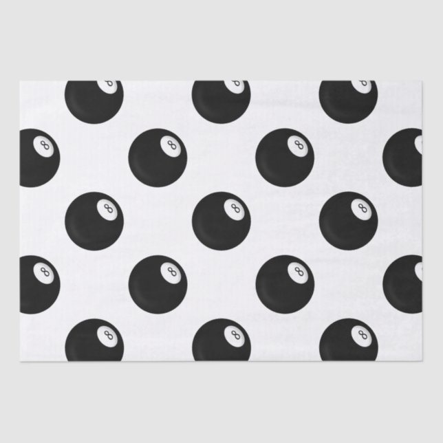 Papel De Seda Ocho temas de Ball Billiard (Anverso)